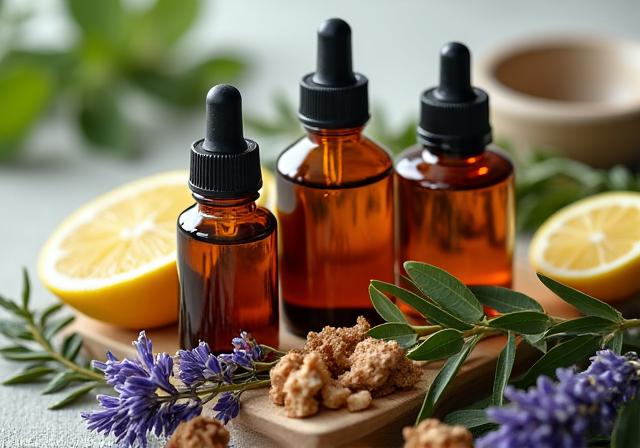 Aromatherapy essential oils and botanicals