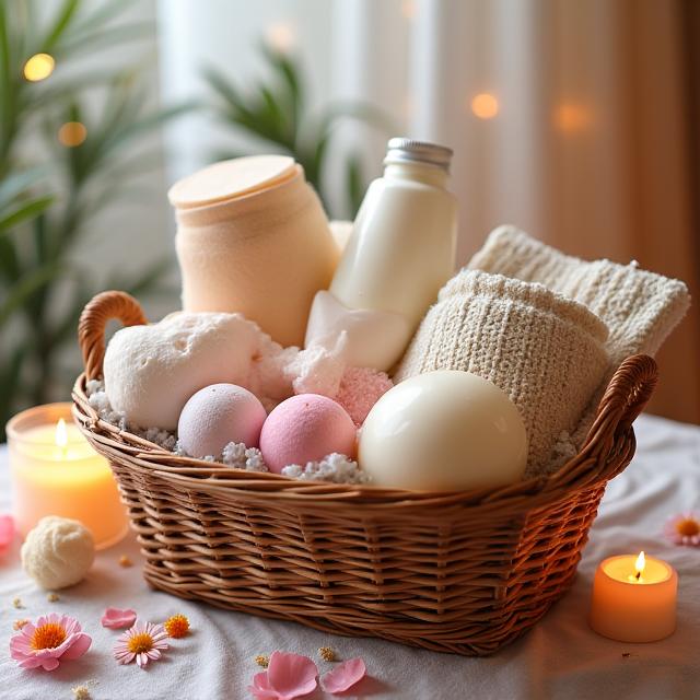 Spa bath gift hamper